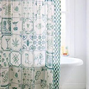 Mariana Tile Shower Curtain
